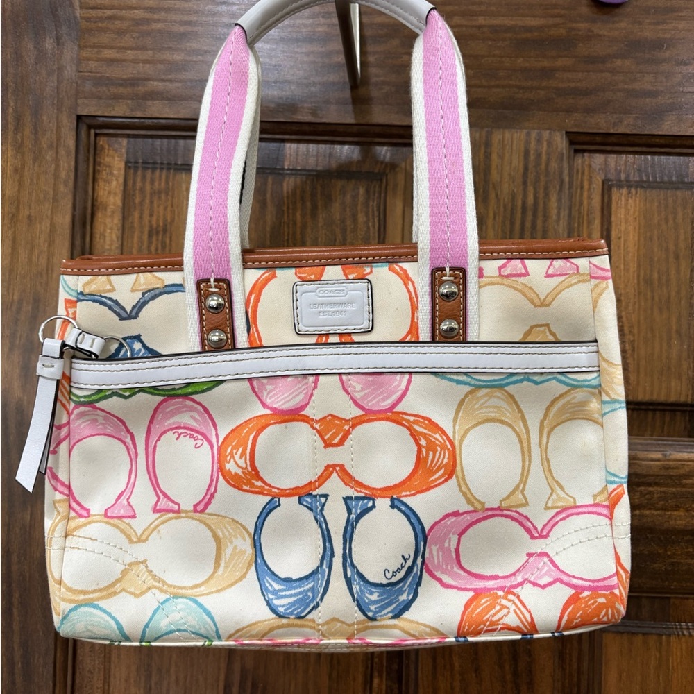 Coach Rainbow Colors Purse